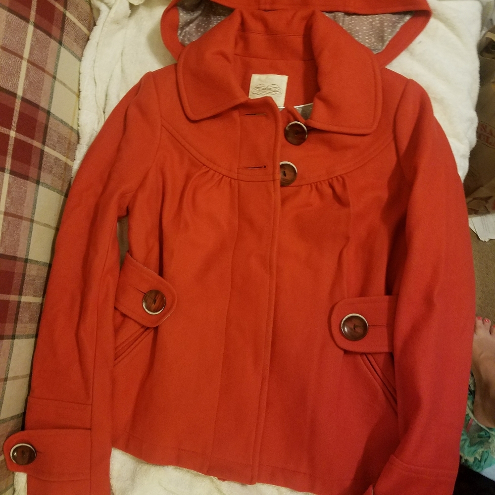 Cidra Jacket/Coat w/removable hood Anthropologie 2
